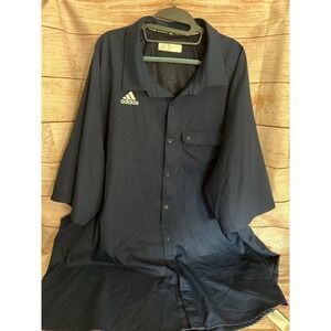 Adidas man's button up the front